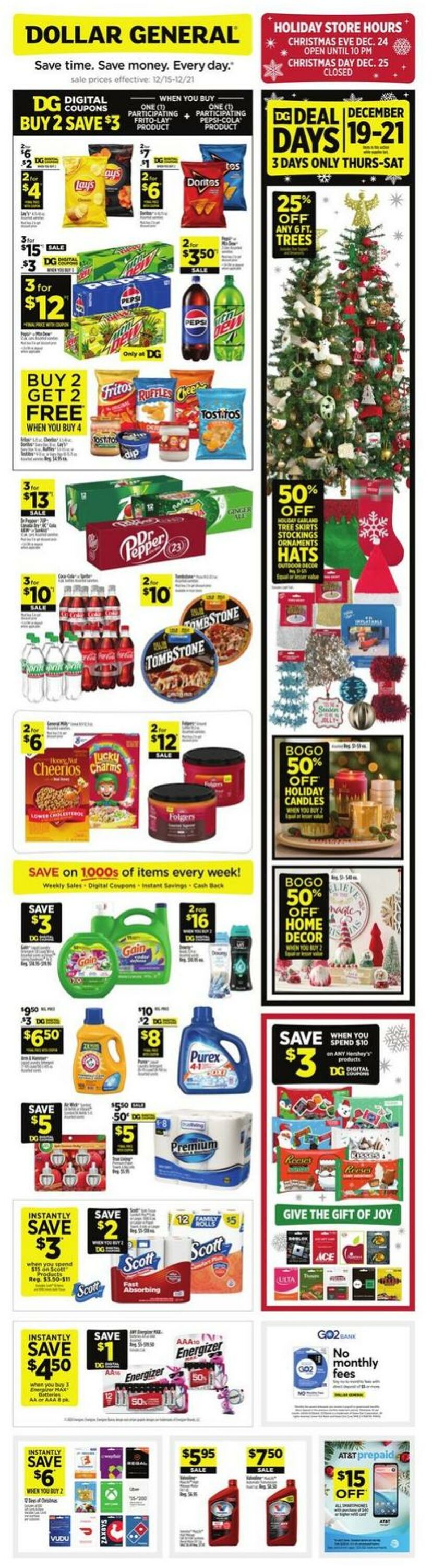 Catalogue Dollar General from 12/15/2024