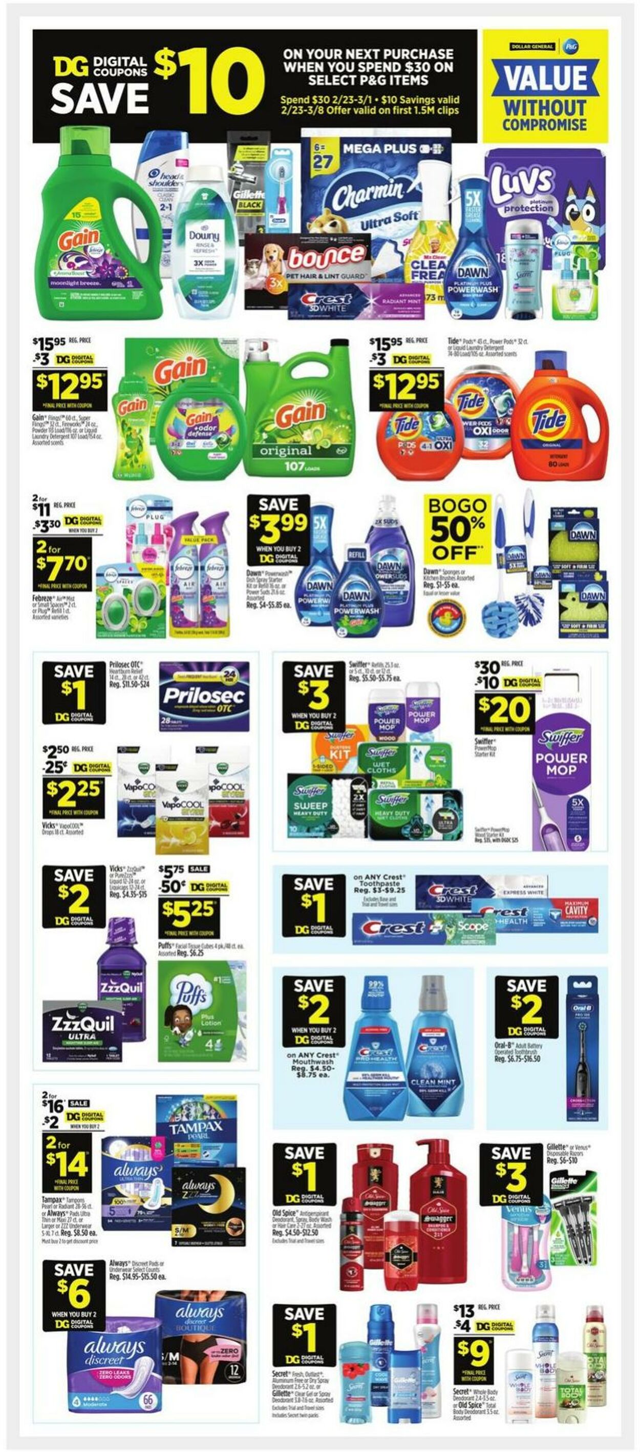 Catalogue Dollar General from 02/23/2025