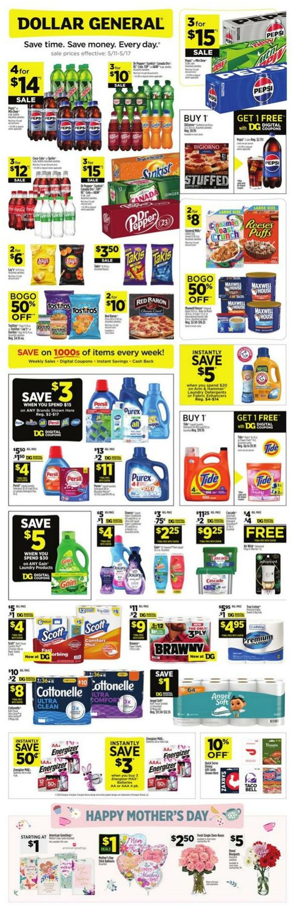 Catalogue Dollar General from 05/11/2025