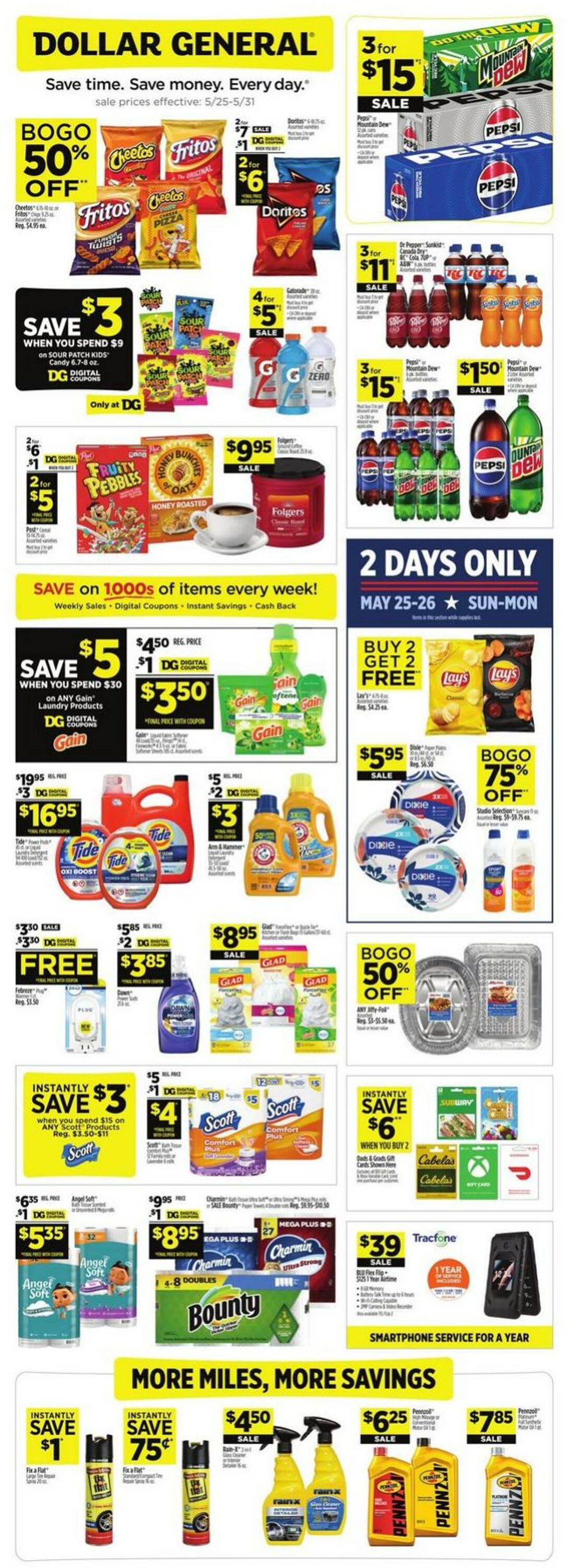 Catalogue Dollar General from 05/25/2025
