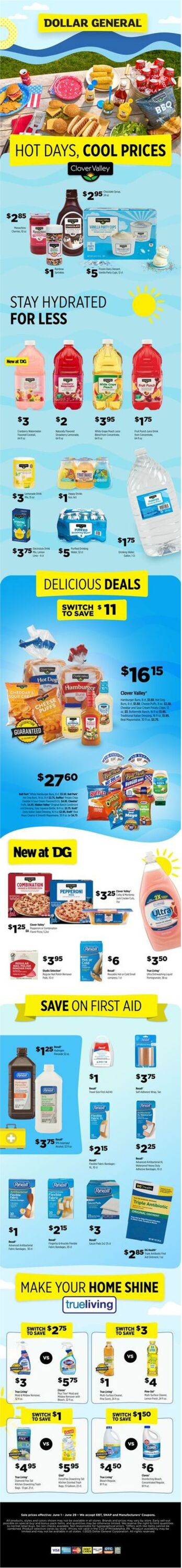 Catalogue Dollar General from 06/01/2025