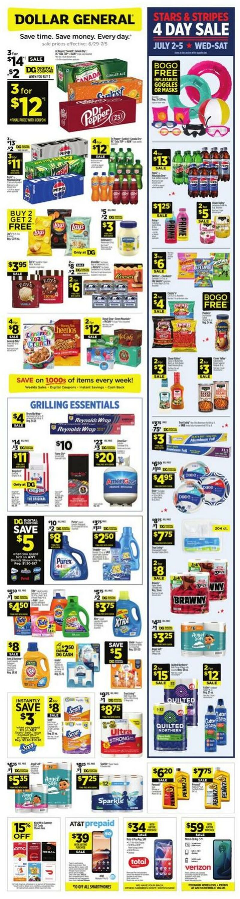 Catalogue Dollar General from 06/29/2025