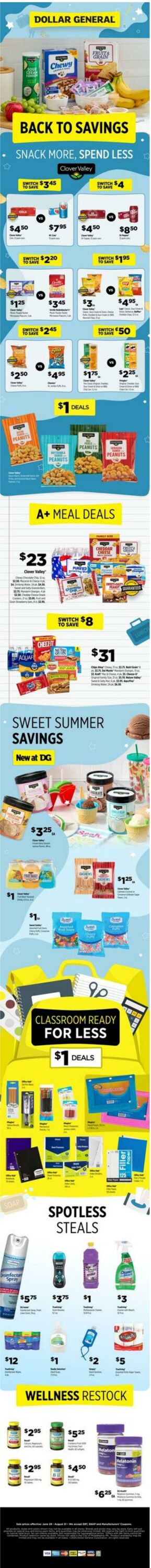 Catalogue Dollar General from 06/30/2025