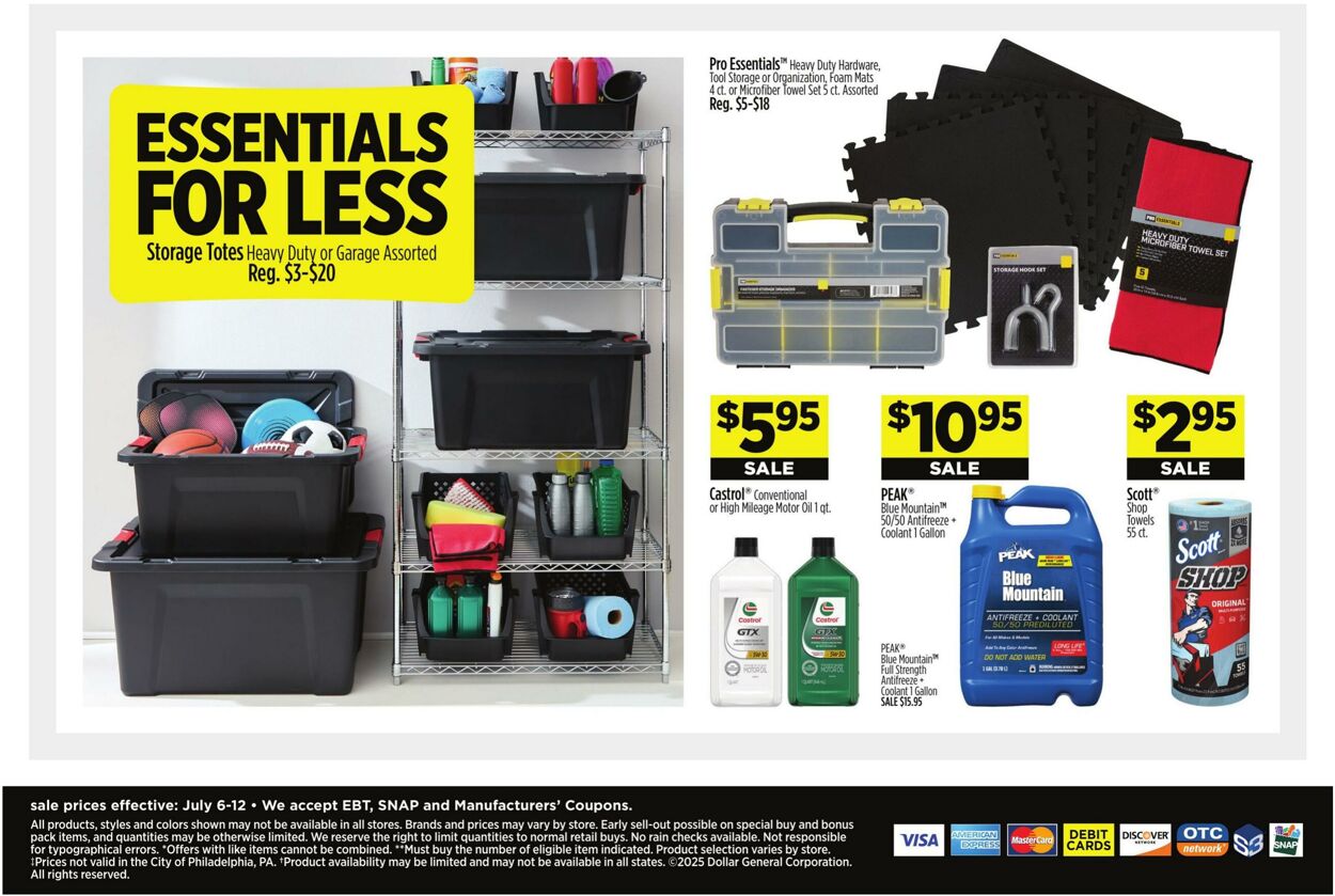 Catalogue Dollar General from 07/06/2025