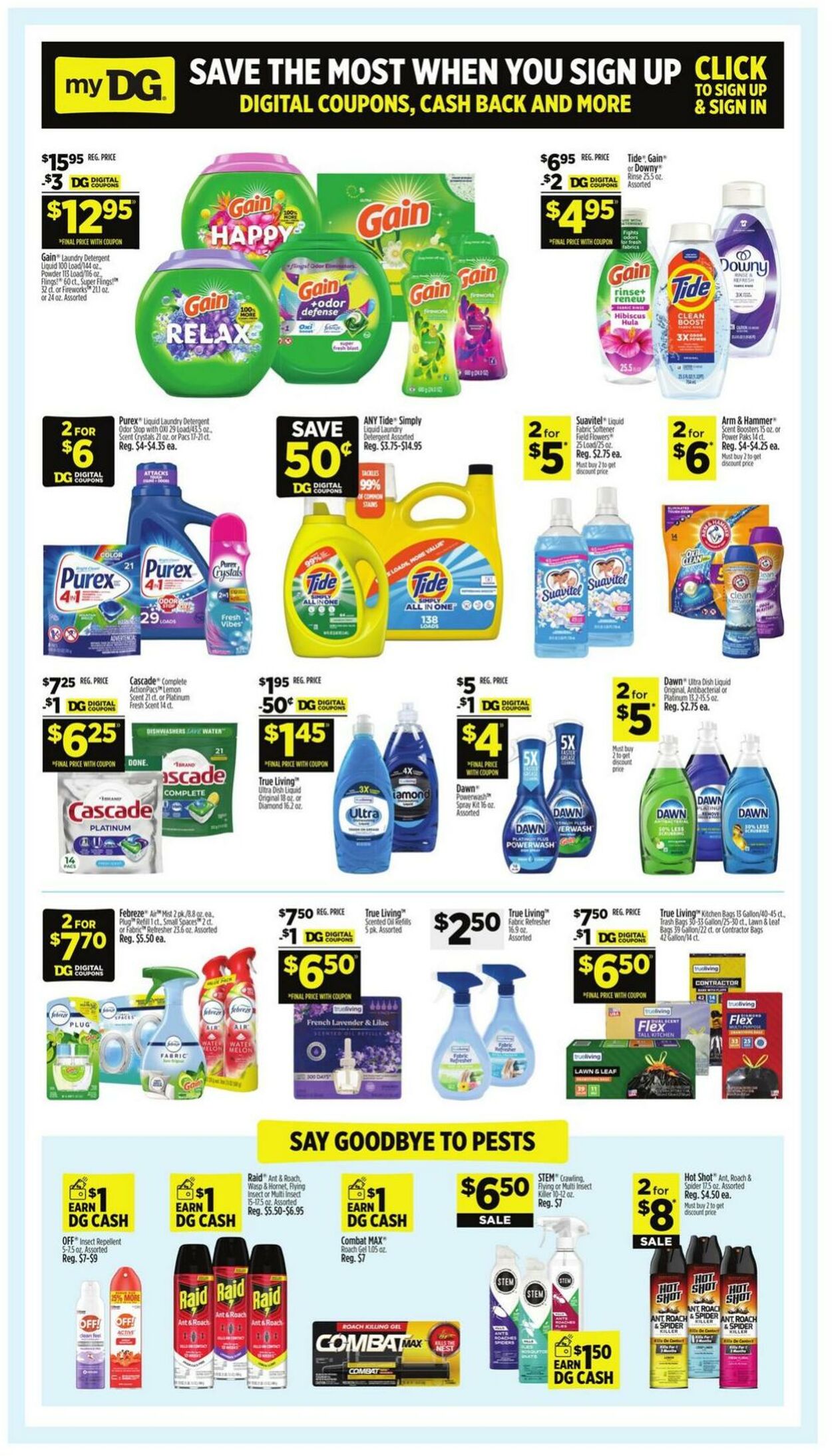 Catalogue Dollar General from 07/13/2025