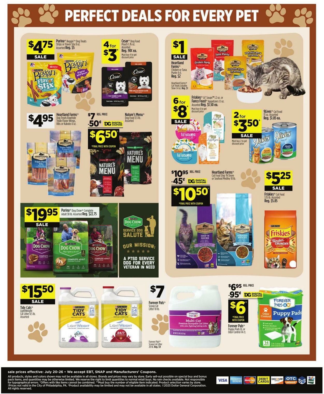 Catalogue Dollar General from 07/20/2025