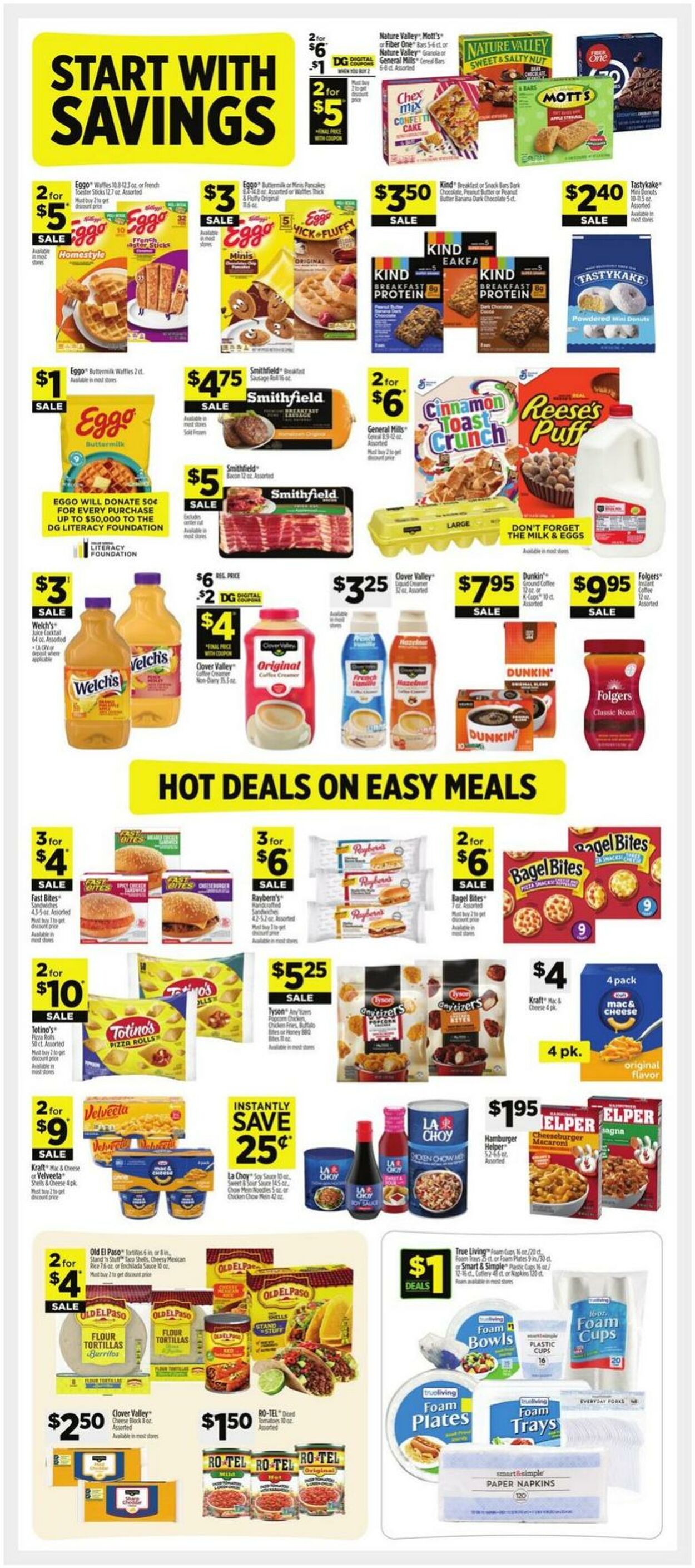 Catalogue Dollar General from 07/27/2025