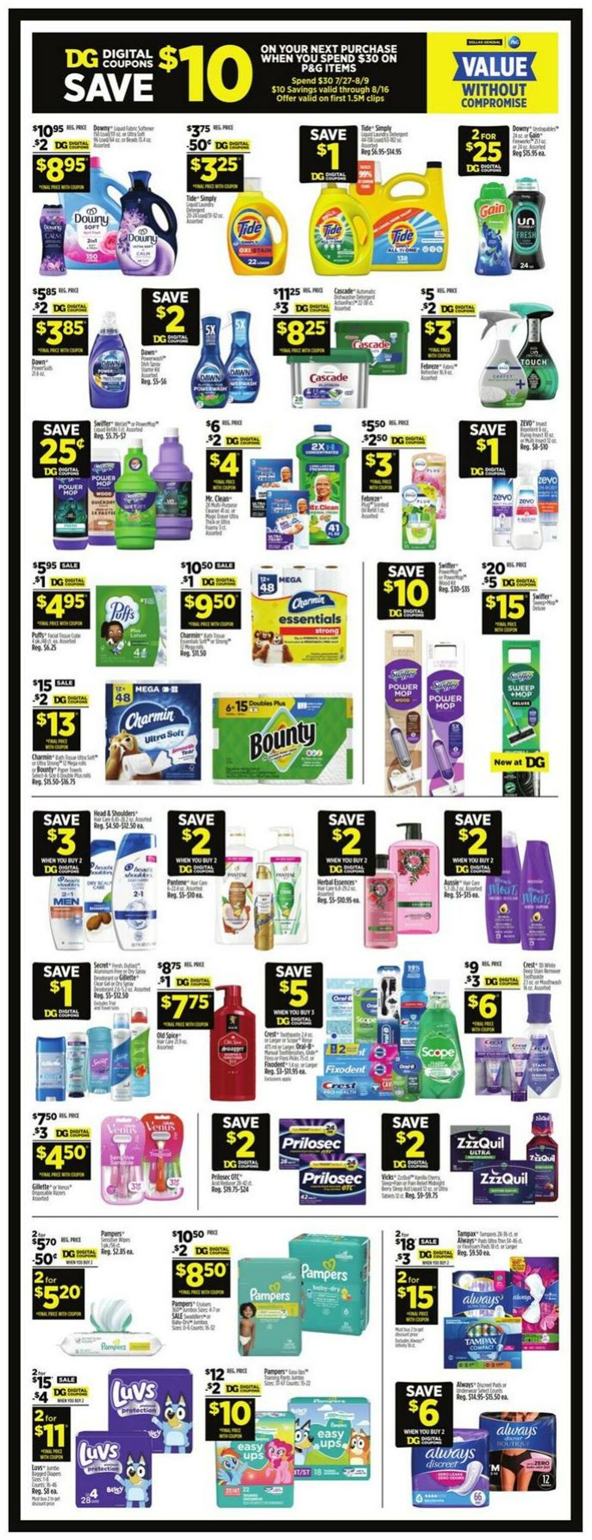 Catalogue Dollar General from 07/27/2025