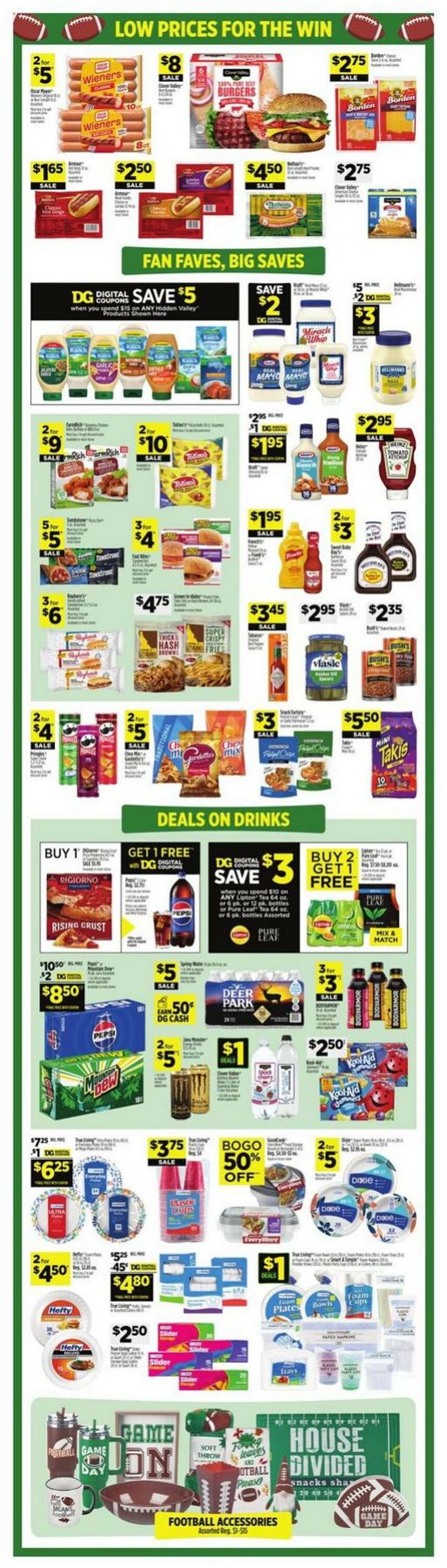 Catalogue Dollar General from 08/24/2025