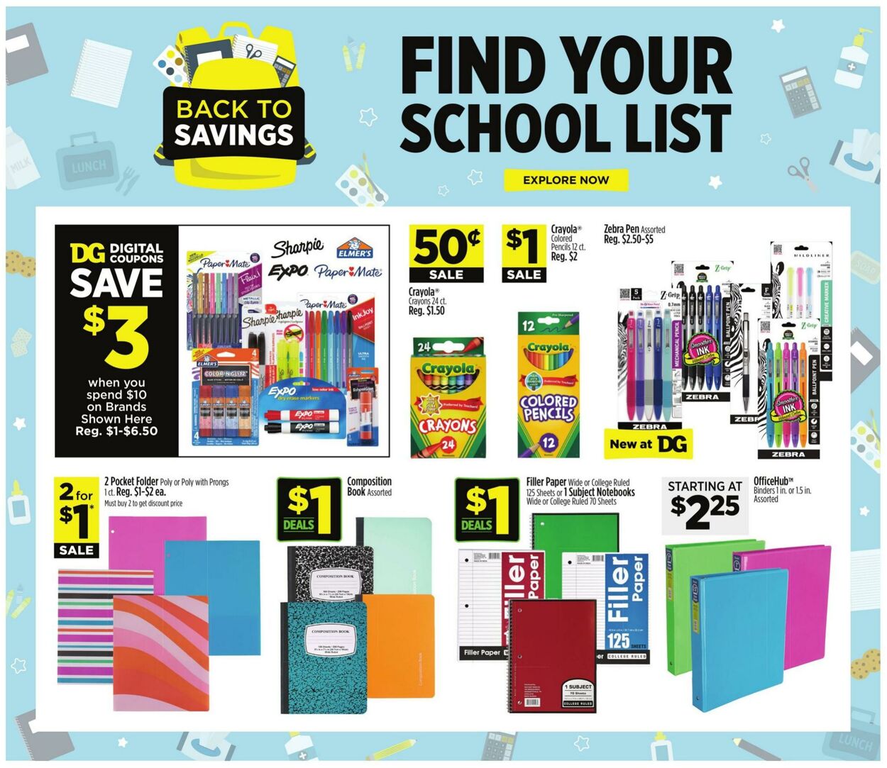 Catalogue Dollar General from 08/24/2025