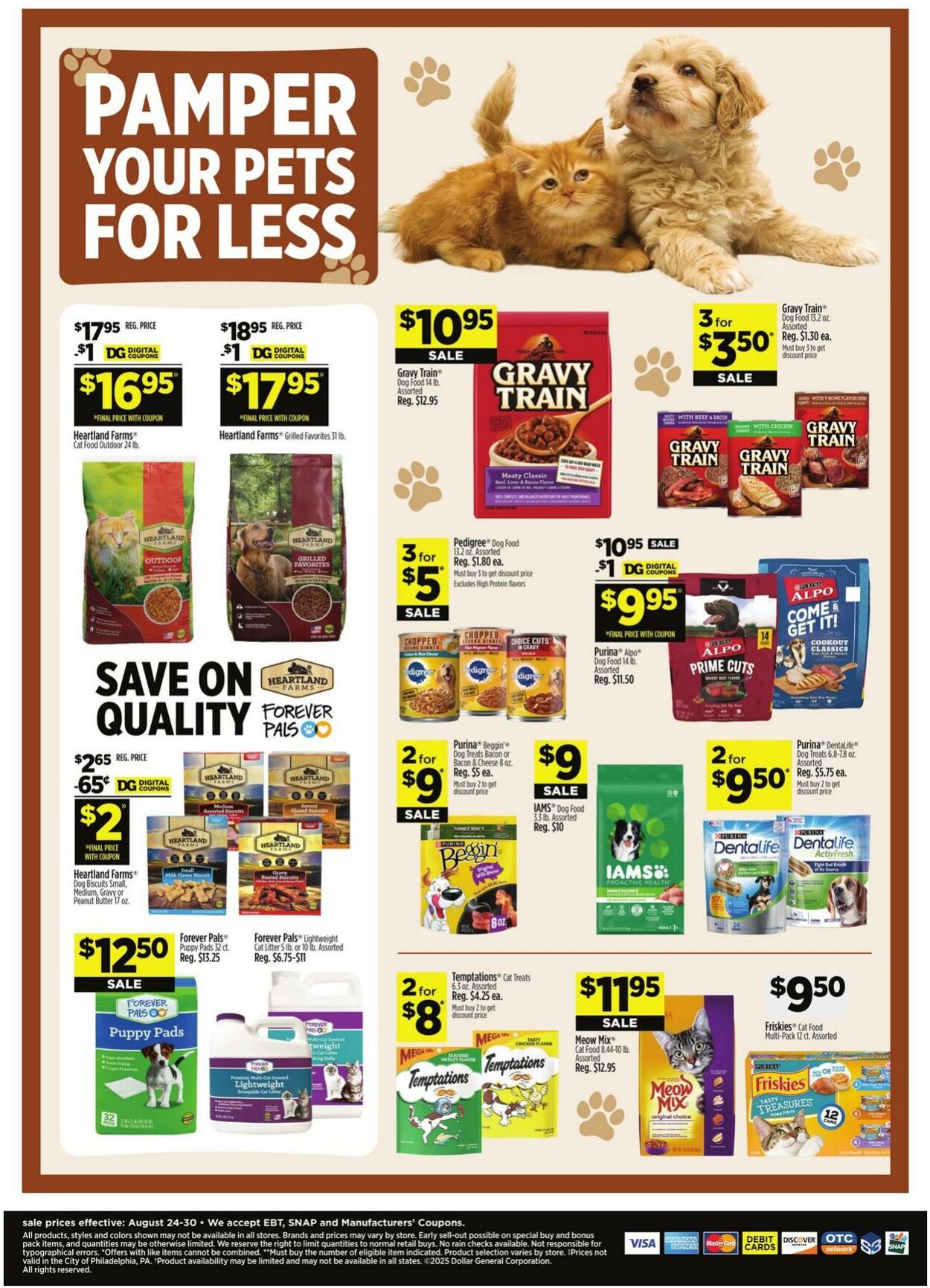 Catalogue Dollar General from 08/24/2025