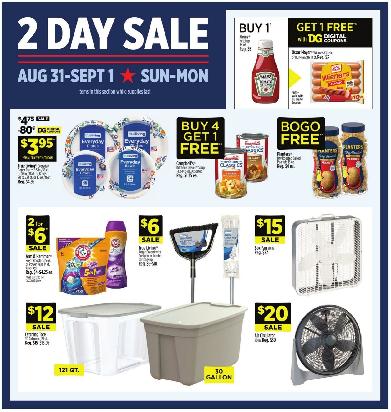 Catalogue Dollar General from 08/31/2025