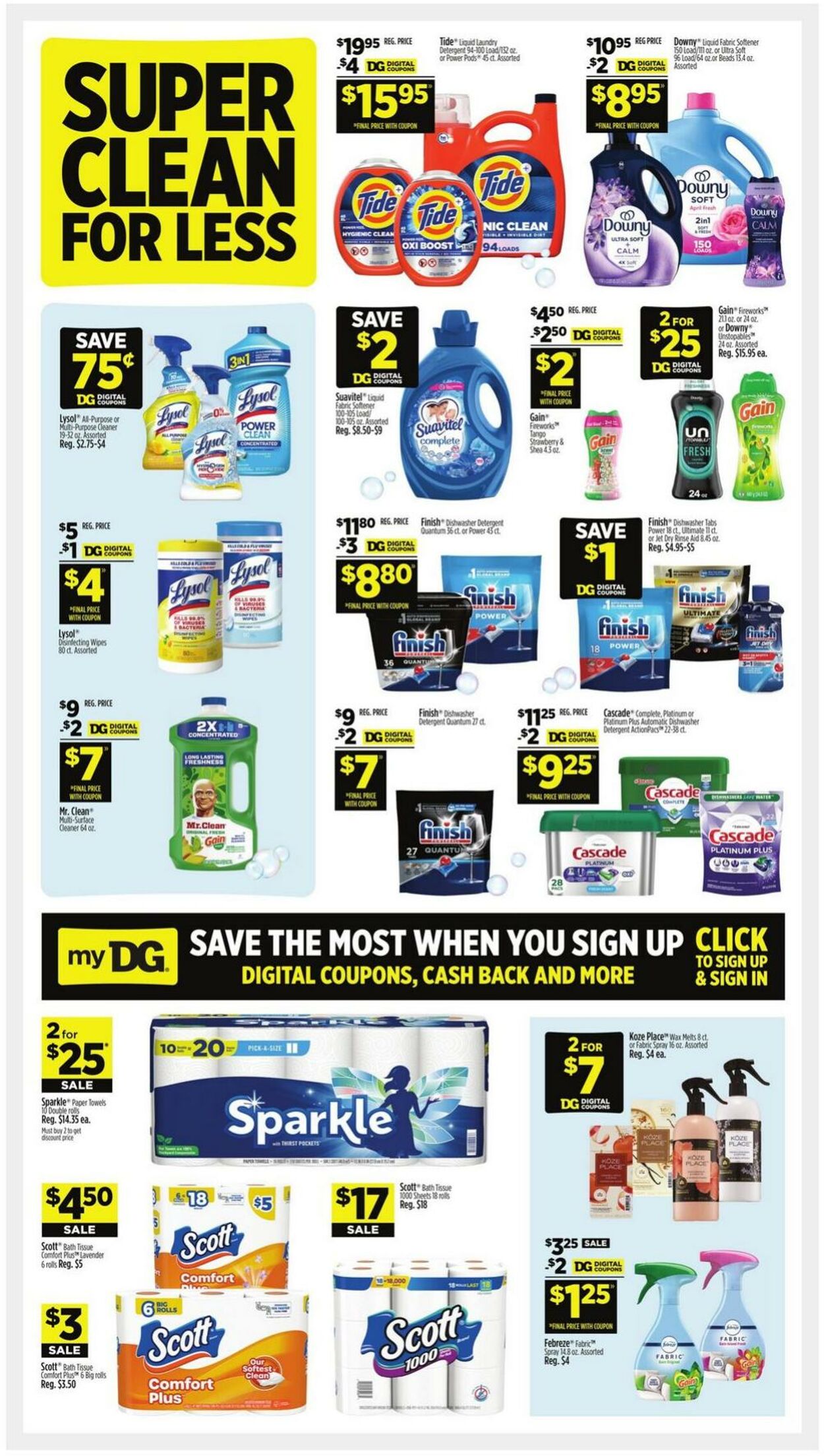 Catalogue Dollar General from 08/31/2025