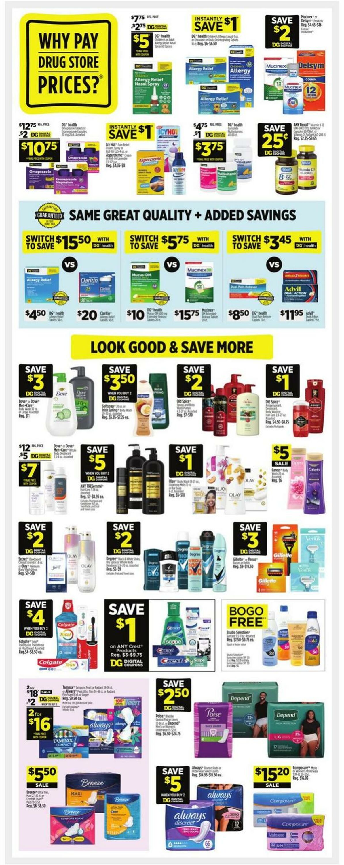 Catalogue Dollar General from 08/31/2025