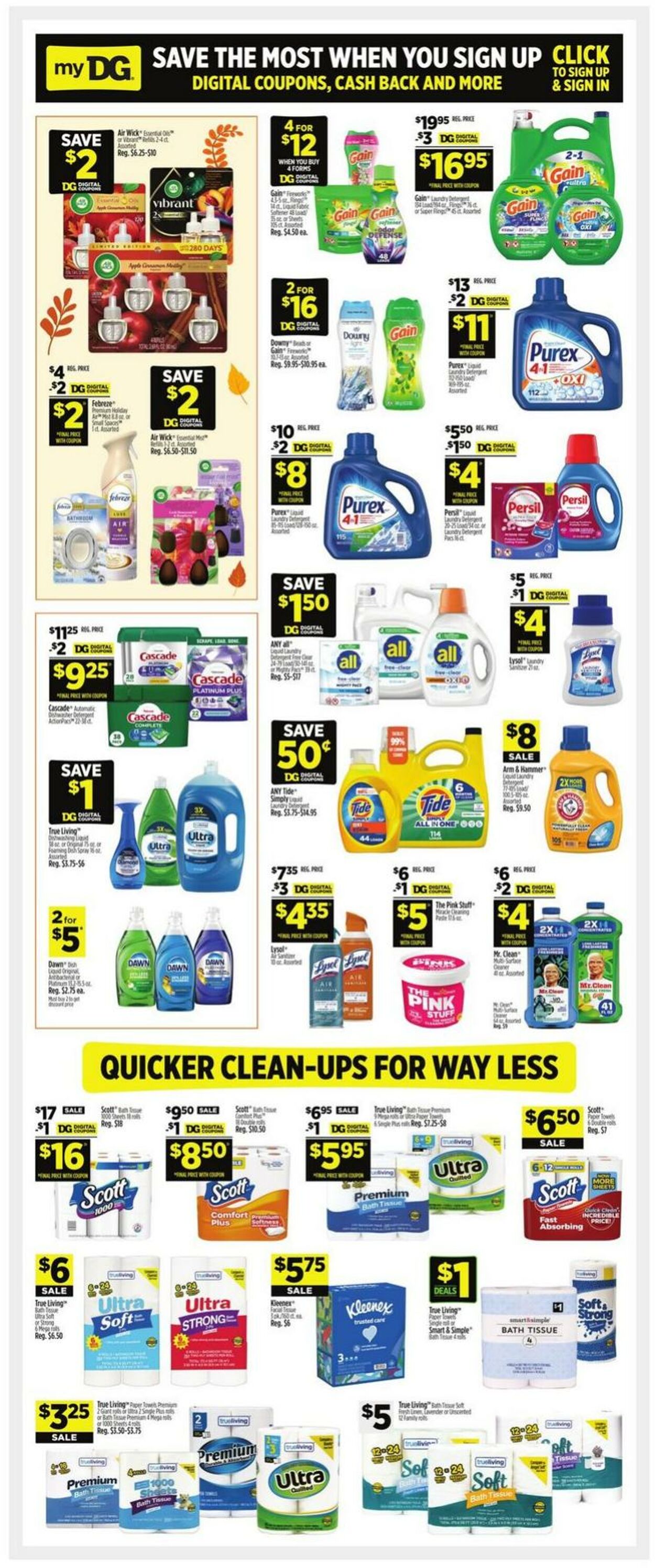 Catalogue Dollar General from 09/21/2025
