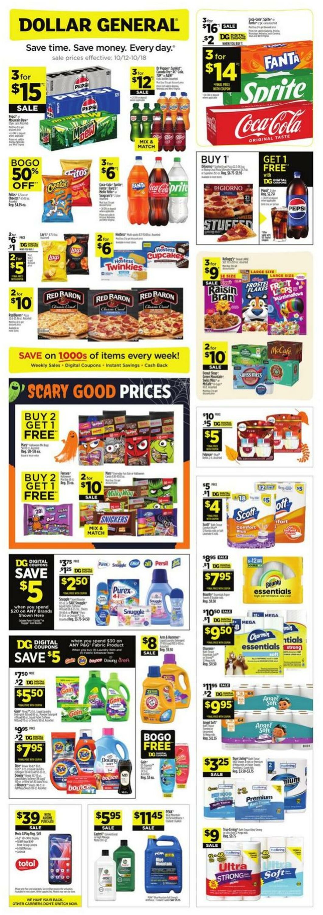 Catalogue Dollar General from 10/12/2025