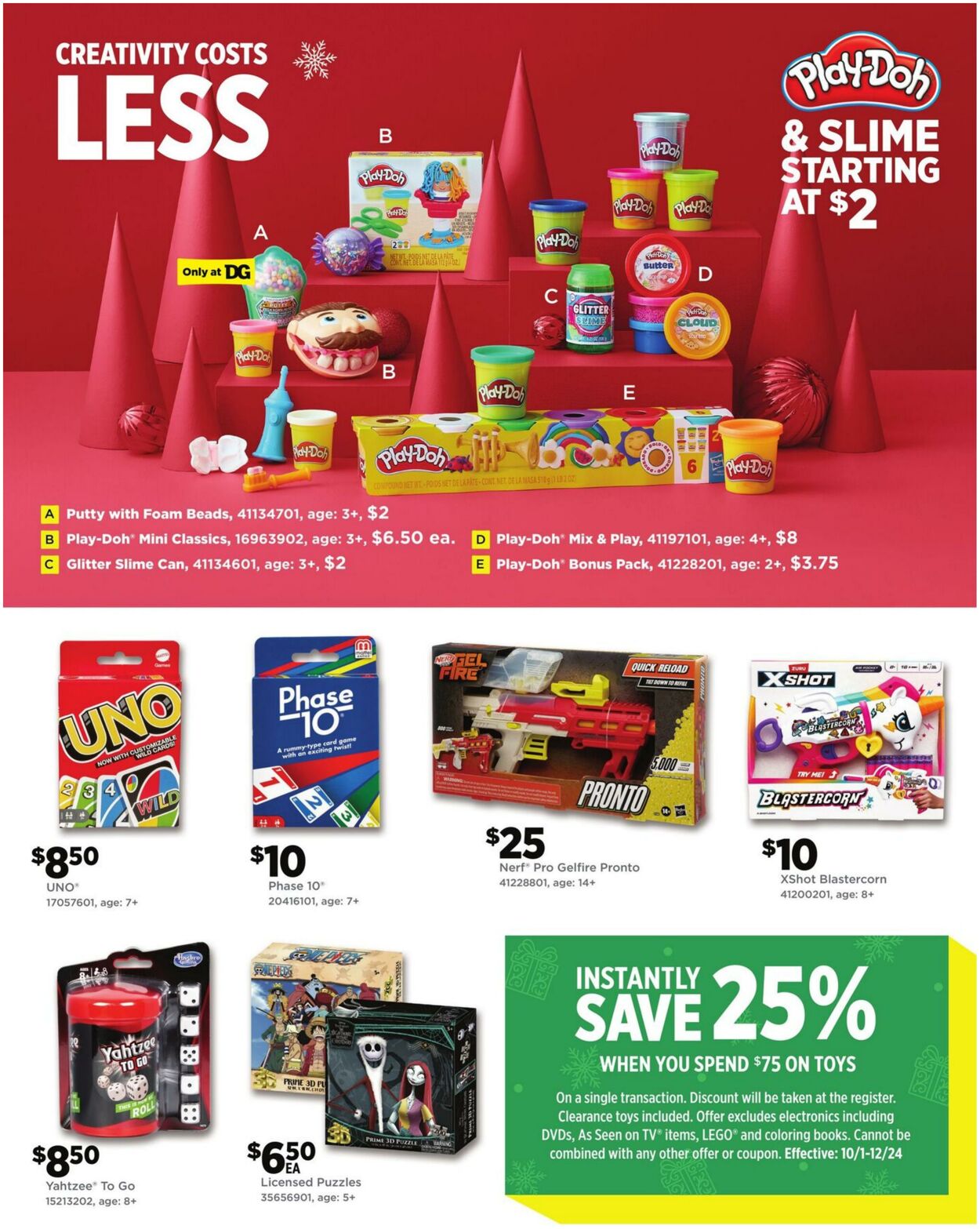 Catalogue Dollar General from 10/19/2025