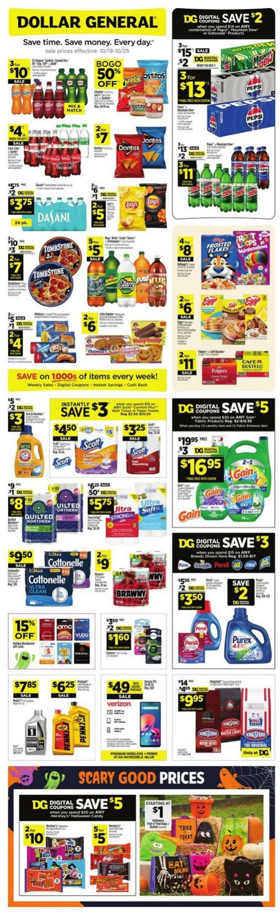 Catalogue Dollar General from 10/19/2025