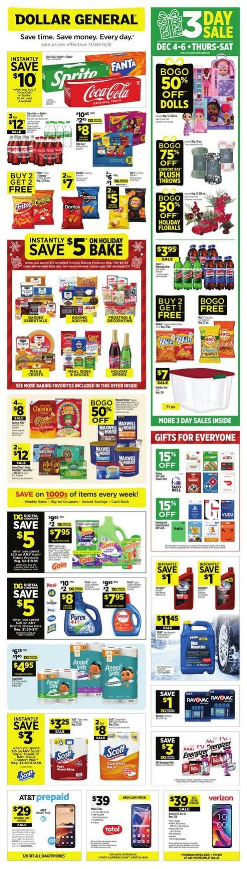 Catalogue Dollar General from 11/30/2025