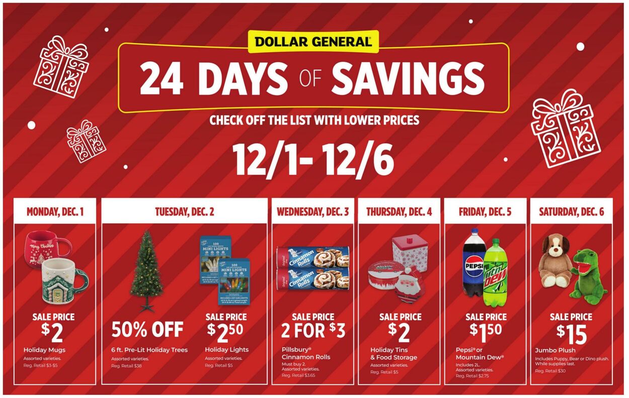 Catalogue Dollar General from 11/30/2025