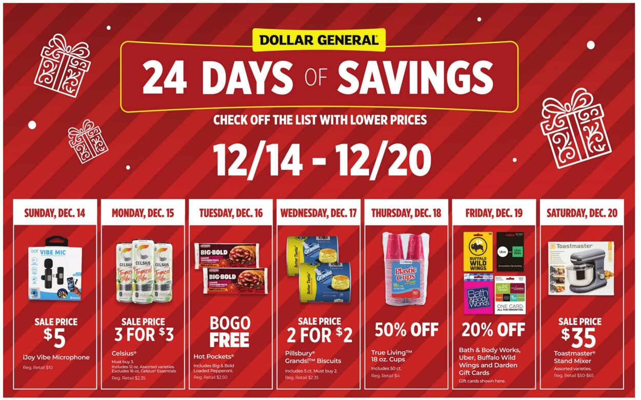Catalogue Dollar General from 12/14/2025