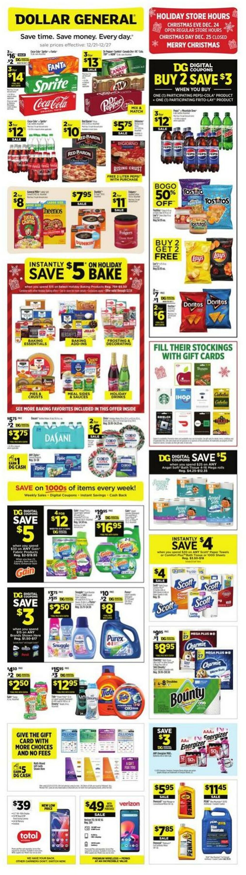 Catalogue Dollar General from 12/21/2025