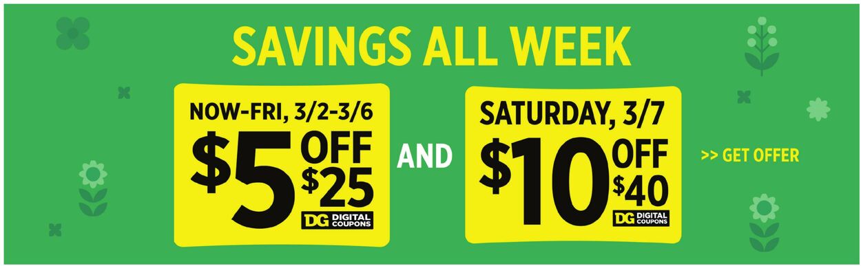 Catalogue Dollar General from 03/01/2026