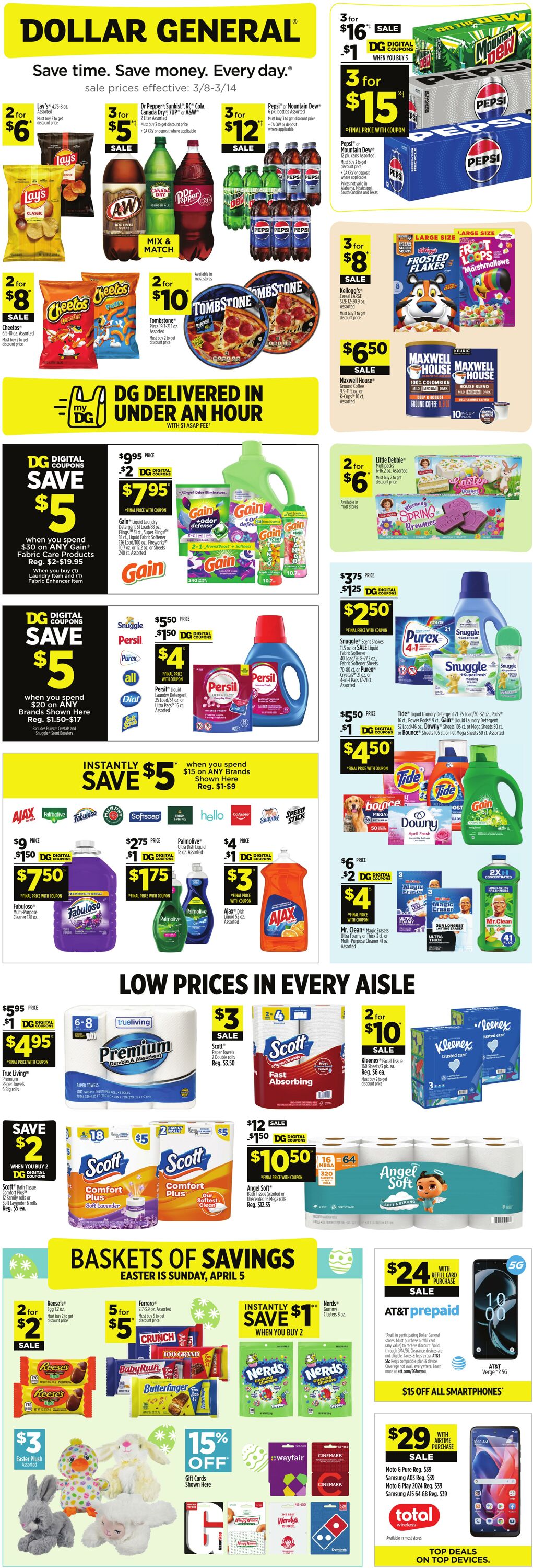 Catalogue Dollar General from 03/08/2026