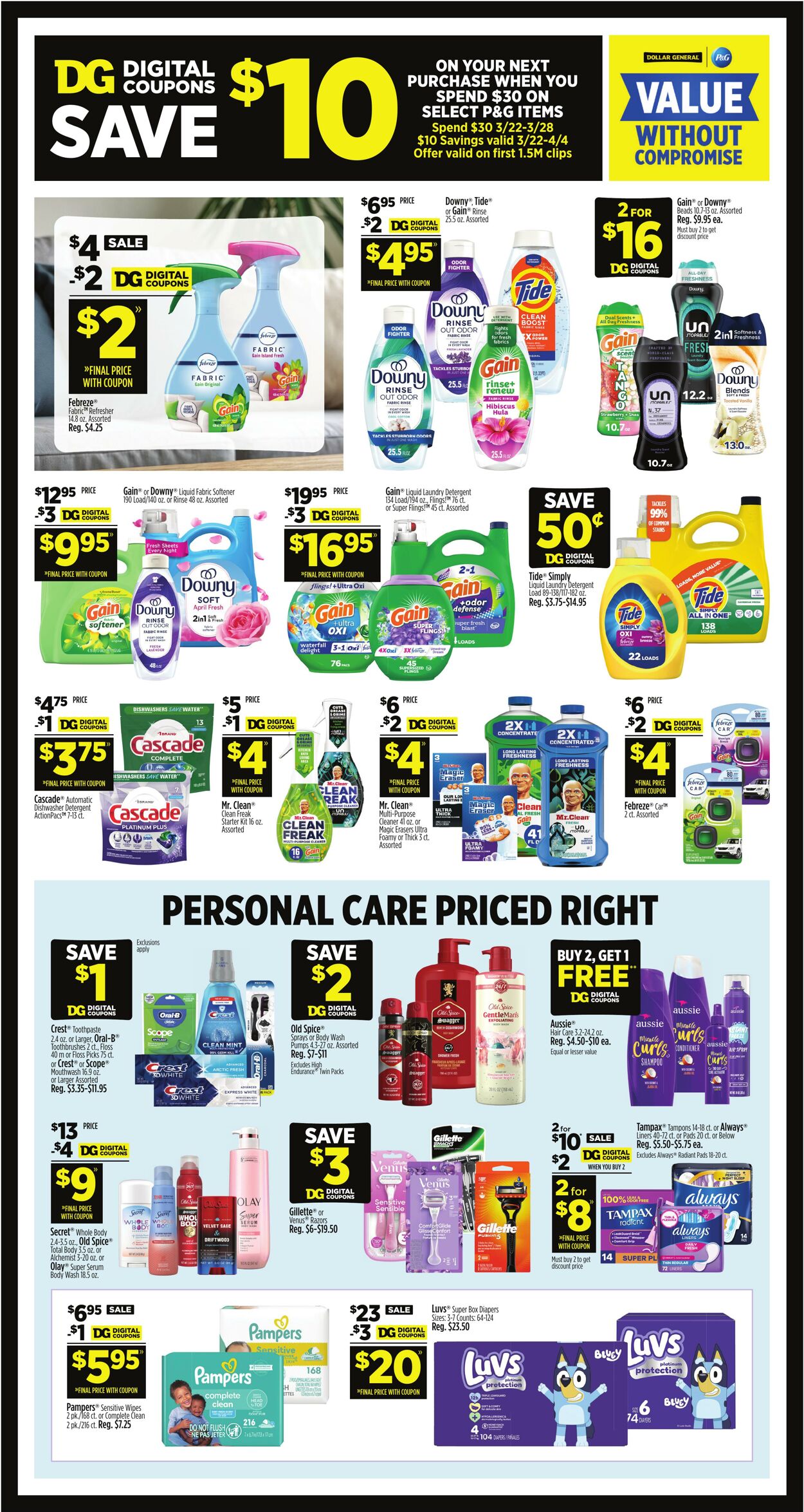 Catalogue Dollar General from 03/22/2026