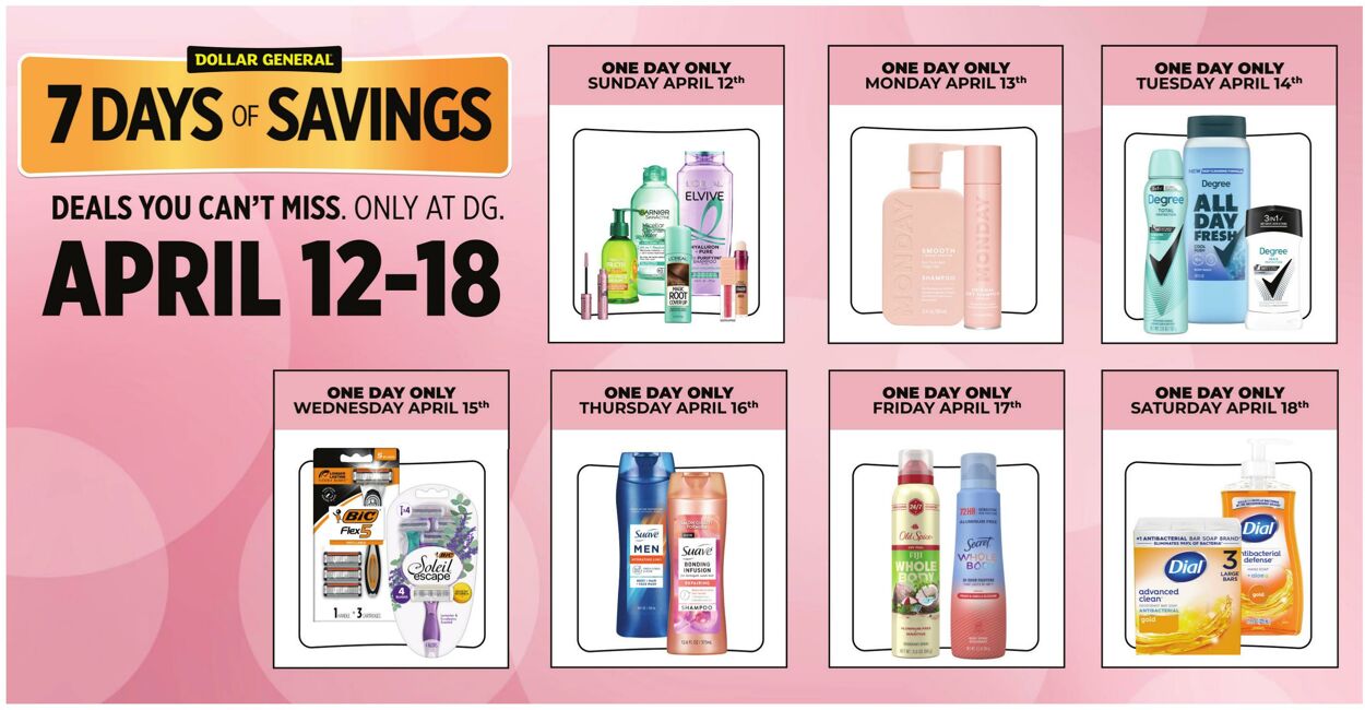 Catalogue Dollar General from 04/12/2026
