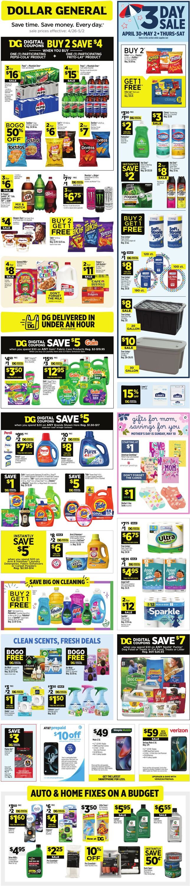 Catalogue Dollar General from 04/26/2026