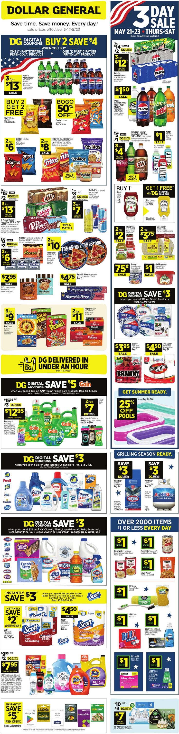 Catalogue Dollar General from 05/17/2026