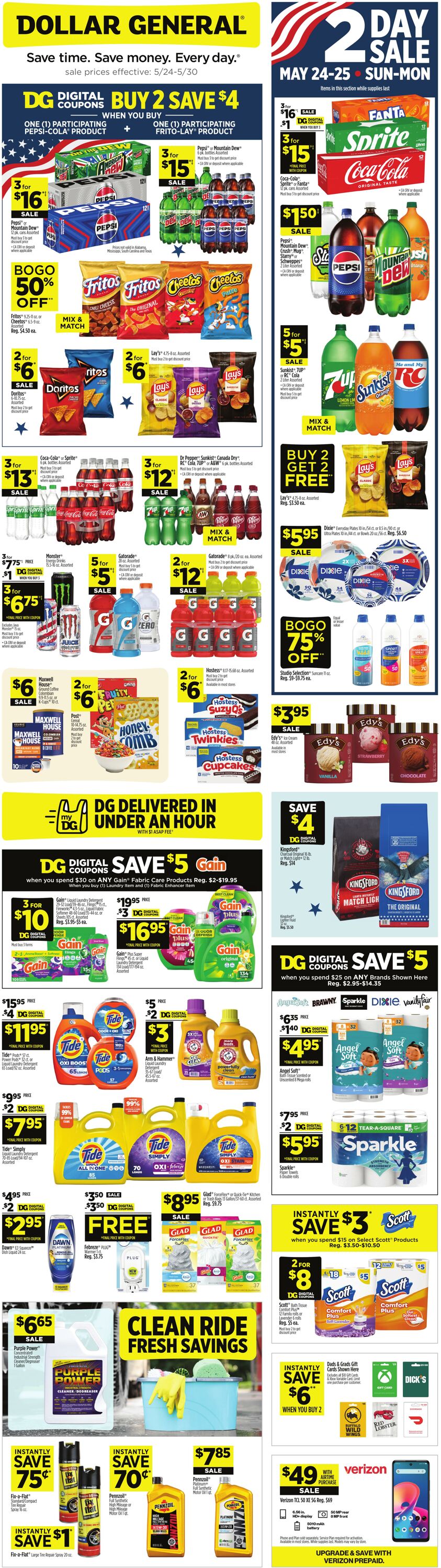 Catalogue Dollar General from 05/24/2026