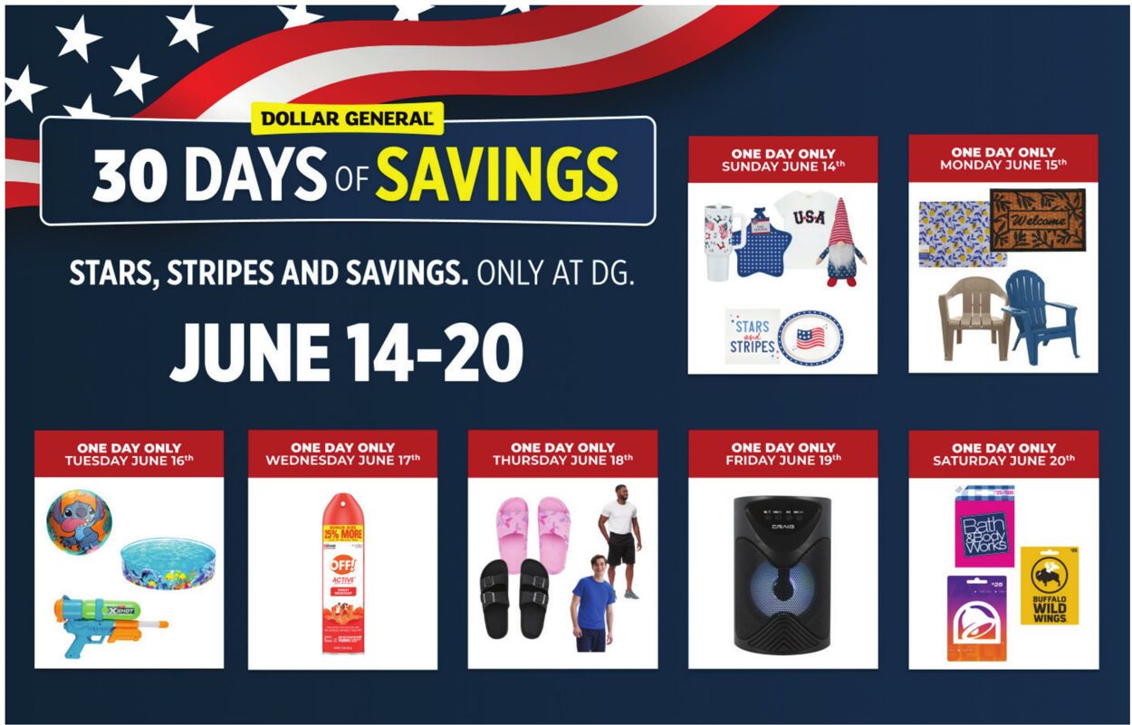 Catalogue Dollar General from 06/14/2026