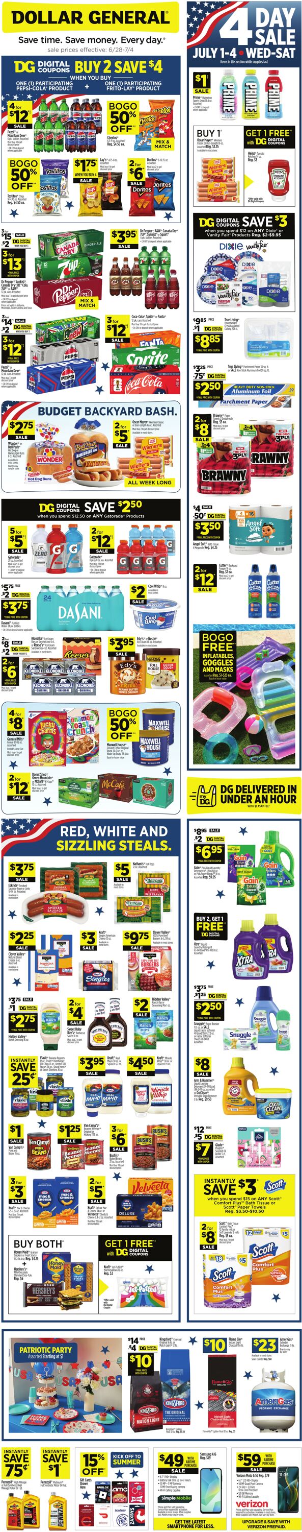 Catalogue Dollar General from 06/28/2026