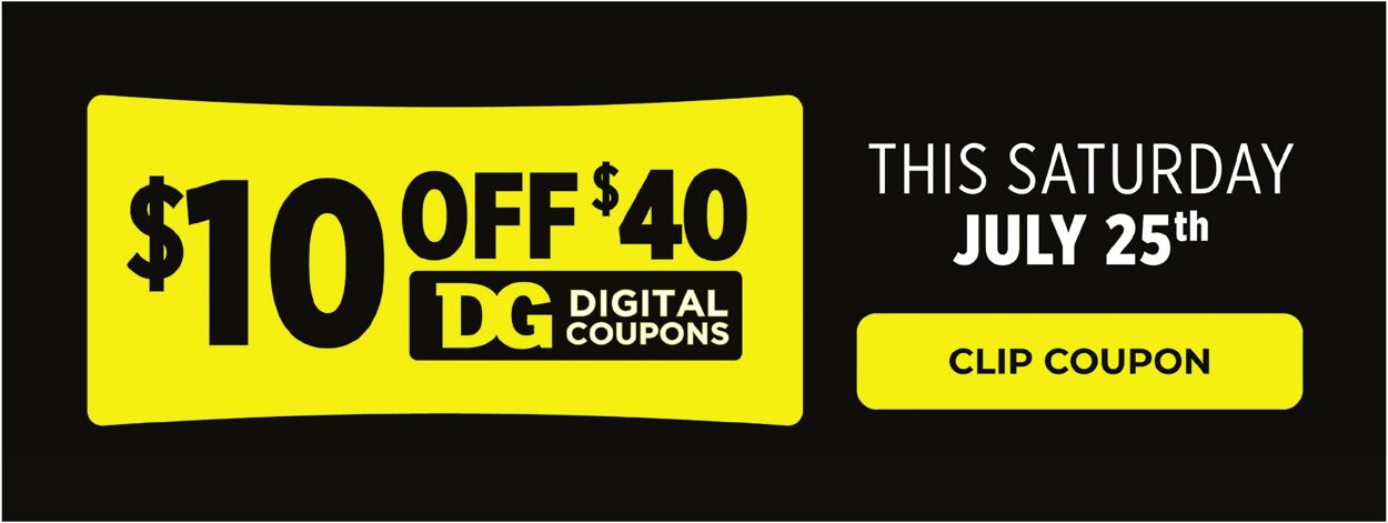Catalogue Dollar General from 07/19/2026