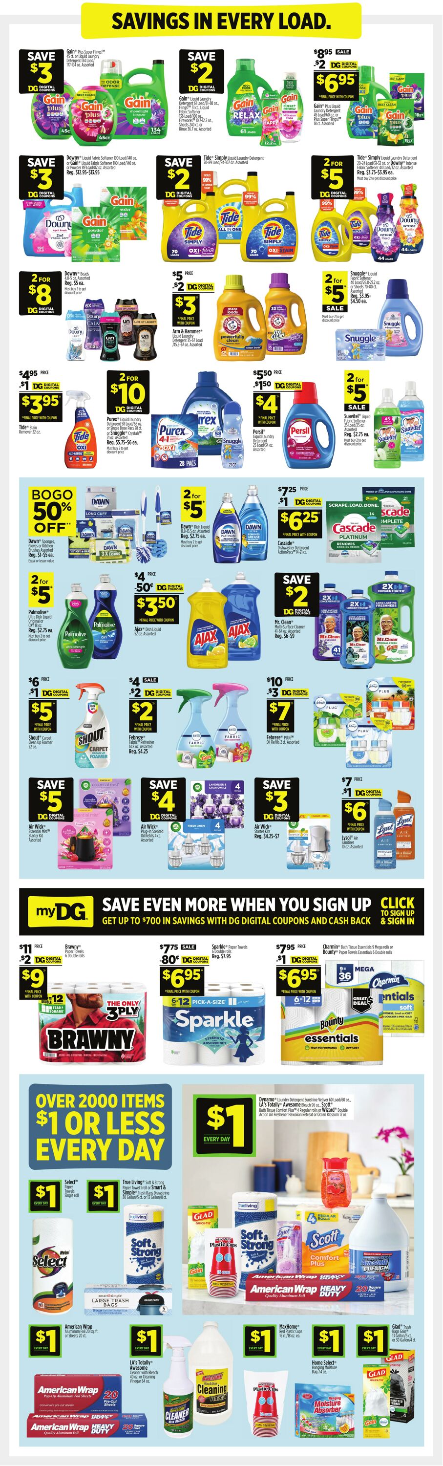 Catalogue Dollar General from 07/19/2026