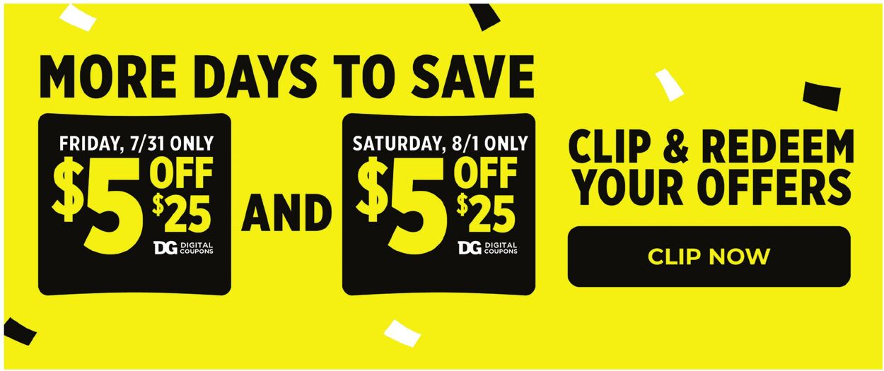 Catalogue Dollar General from 07/26/2026