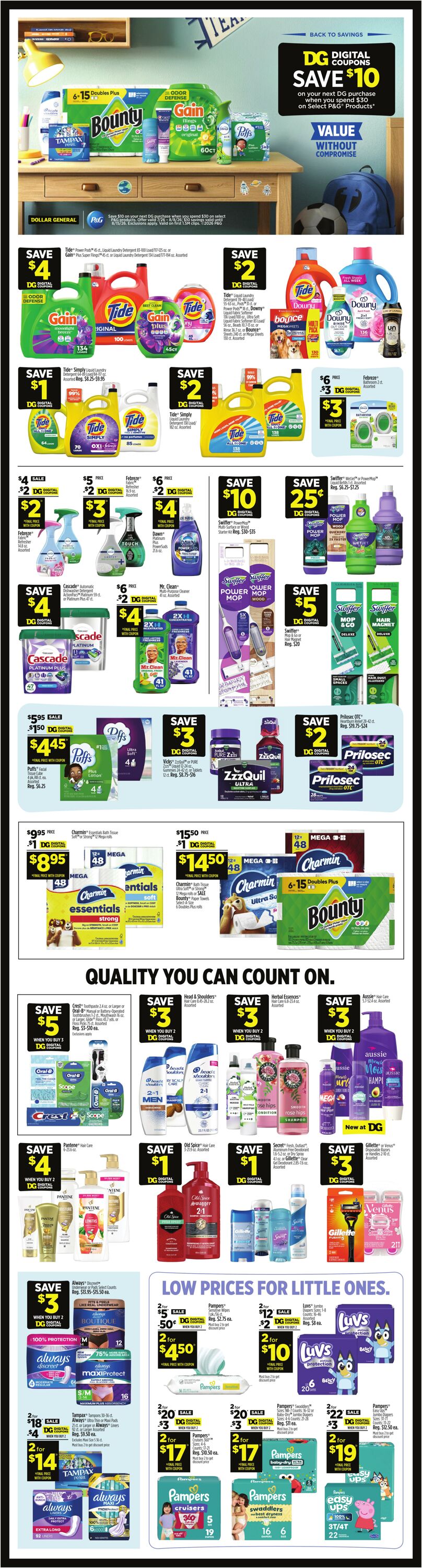Catalogue Dollar General from 07/26/2026