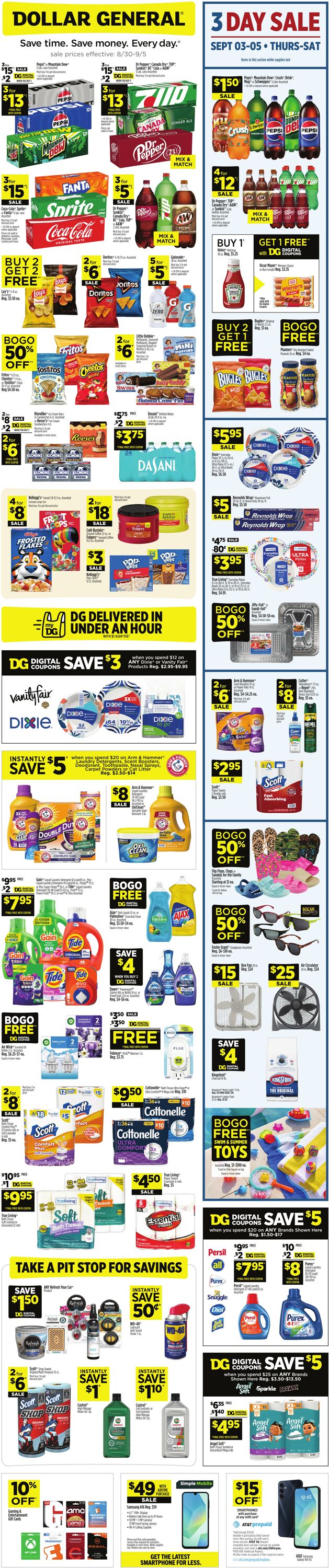 Catalogue Dollar General from 08/30/2026