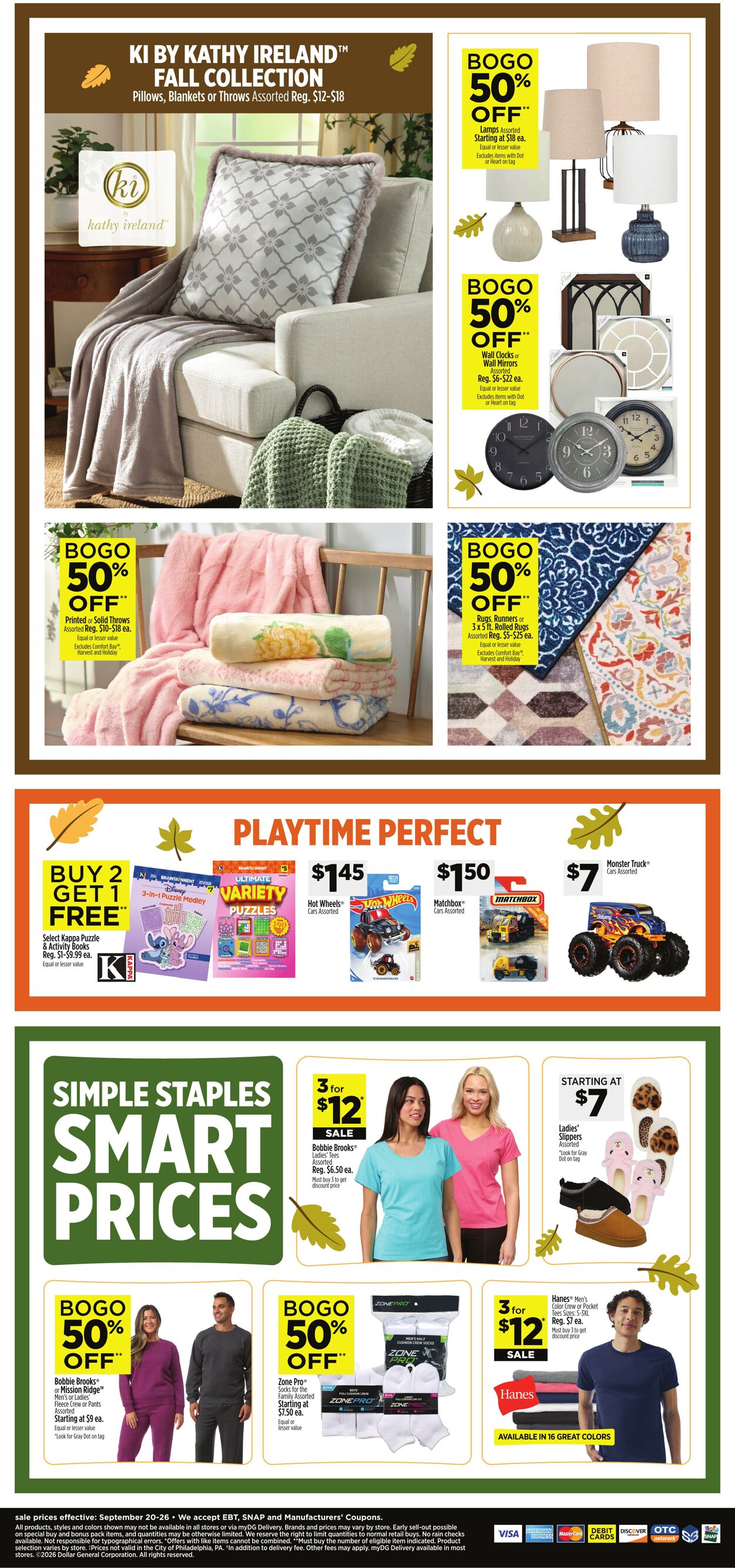 Catalogue Dollar General from 09/20/2026