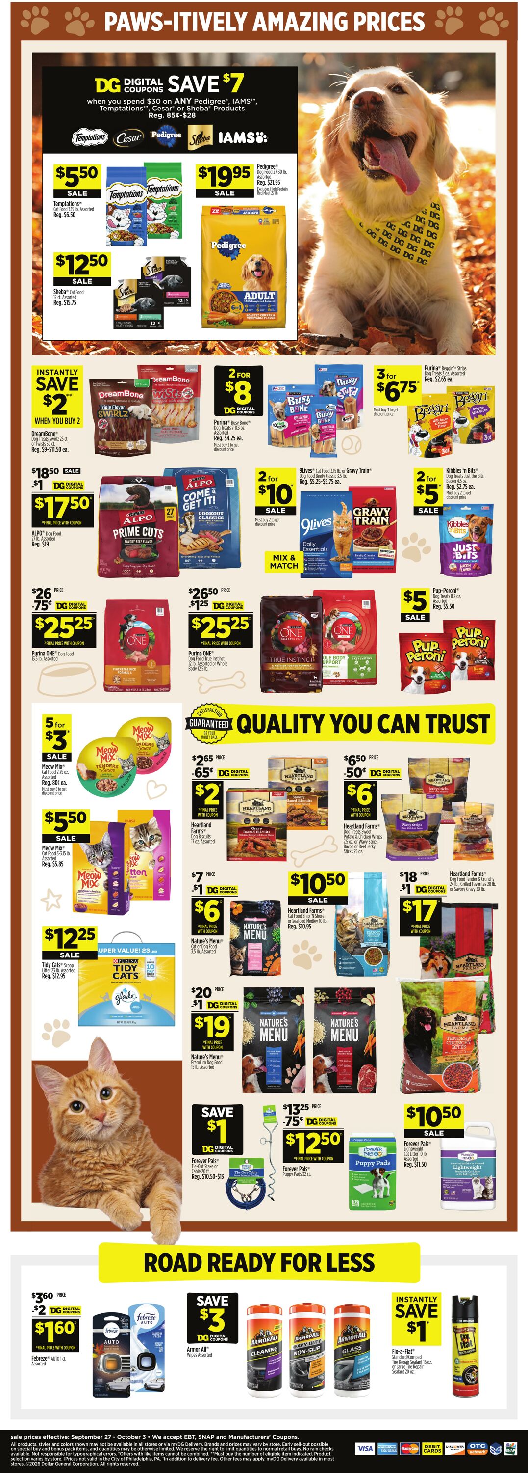Catalogue Dollar General from 09/27/2026