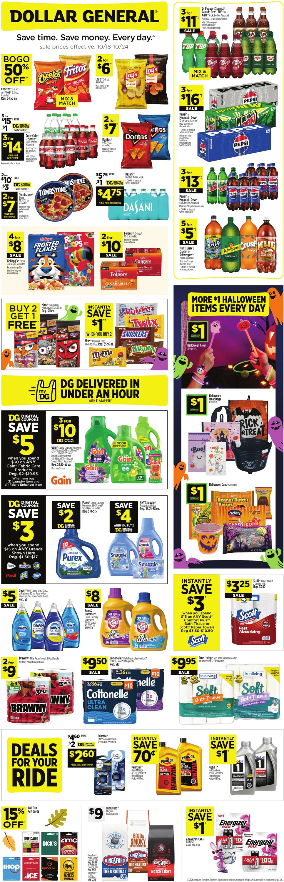 Catalogue Dollar General from 10/18/2026