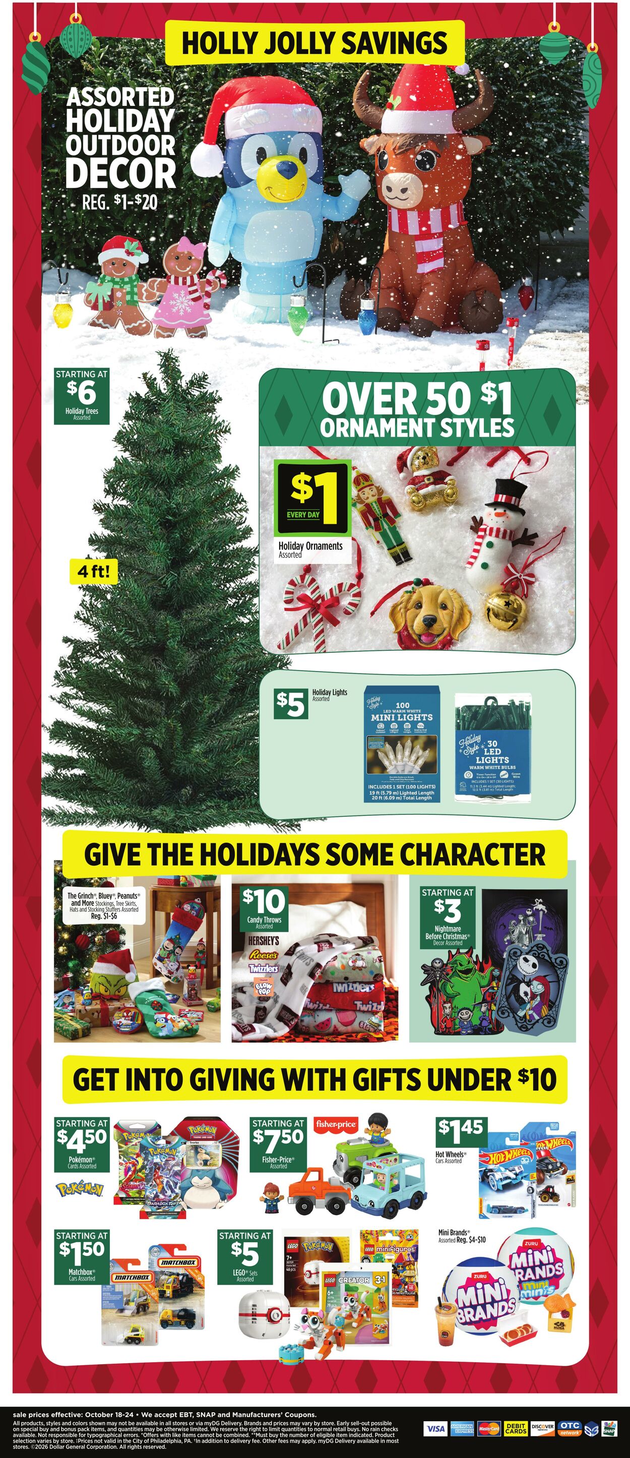 Catalogue Dollar General from 10/18/2026