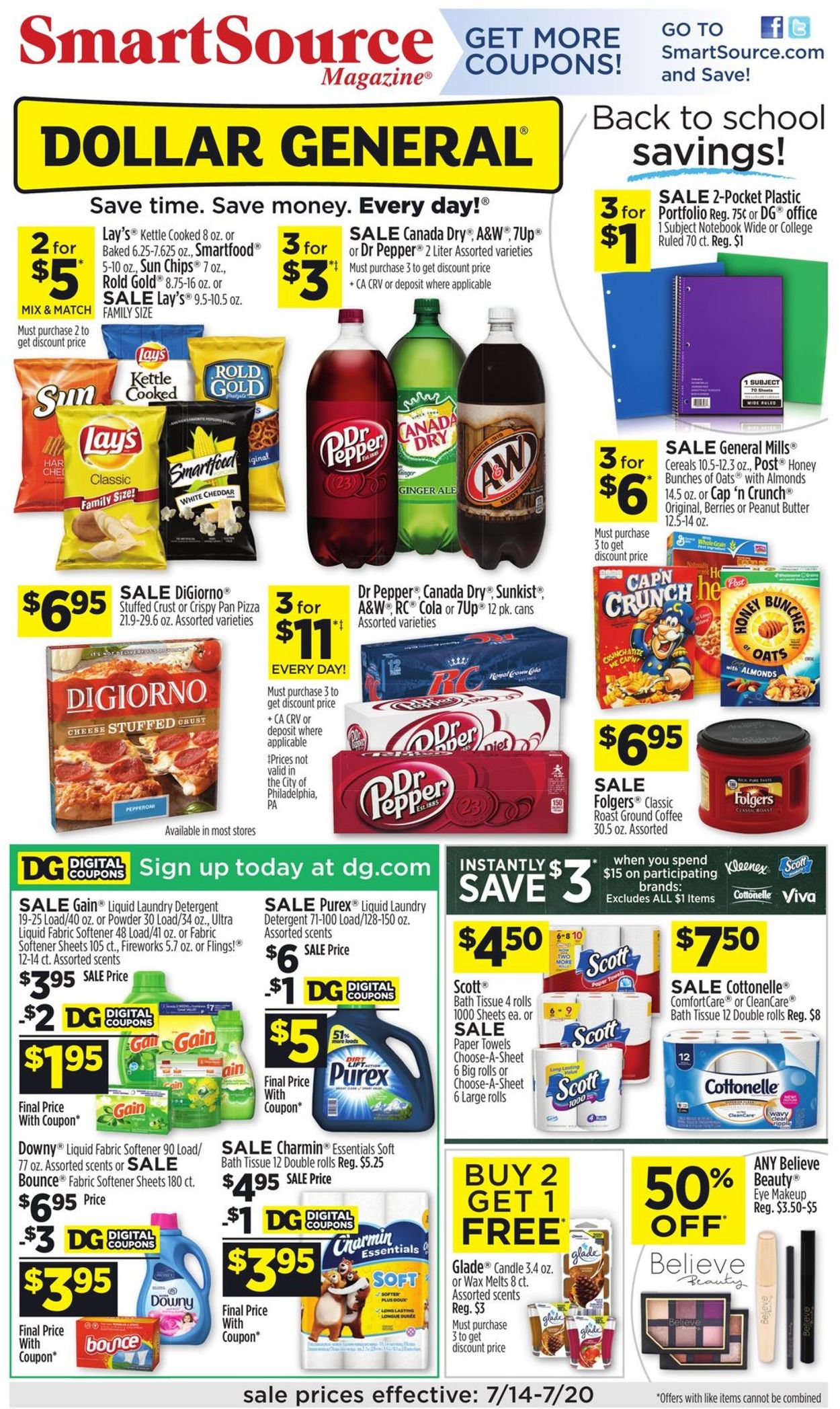 Dollar General Current weekly ad 07/14 07/20/2019
