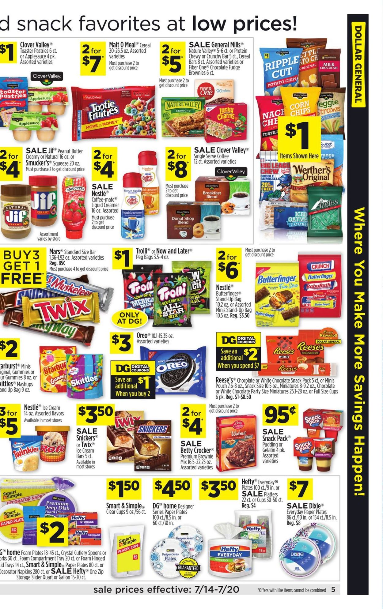 Catalogue Dollar General from 07/14/2019