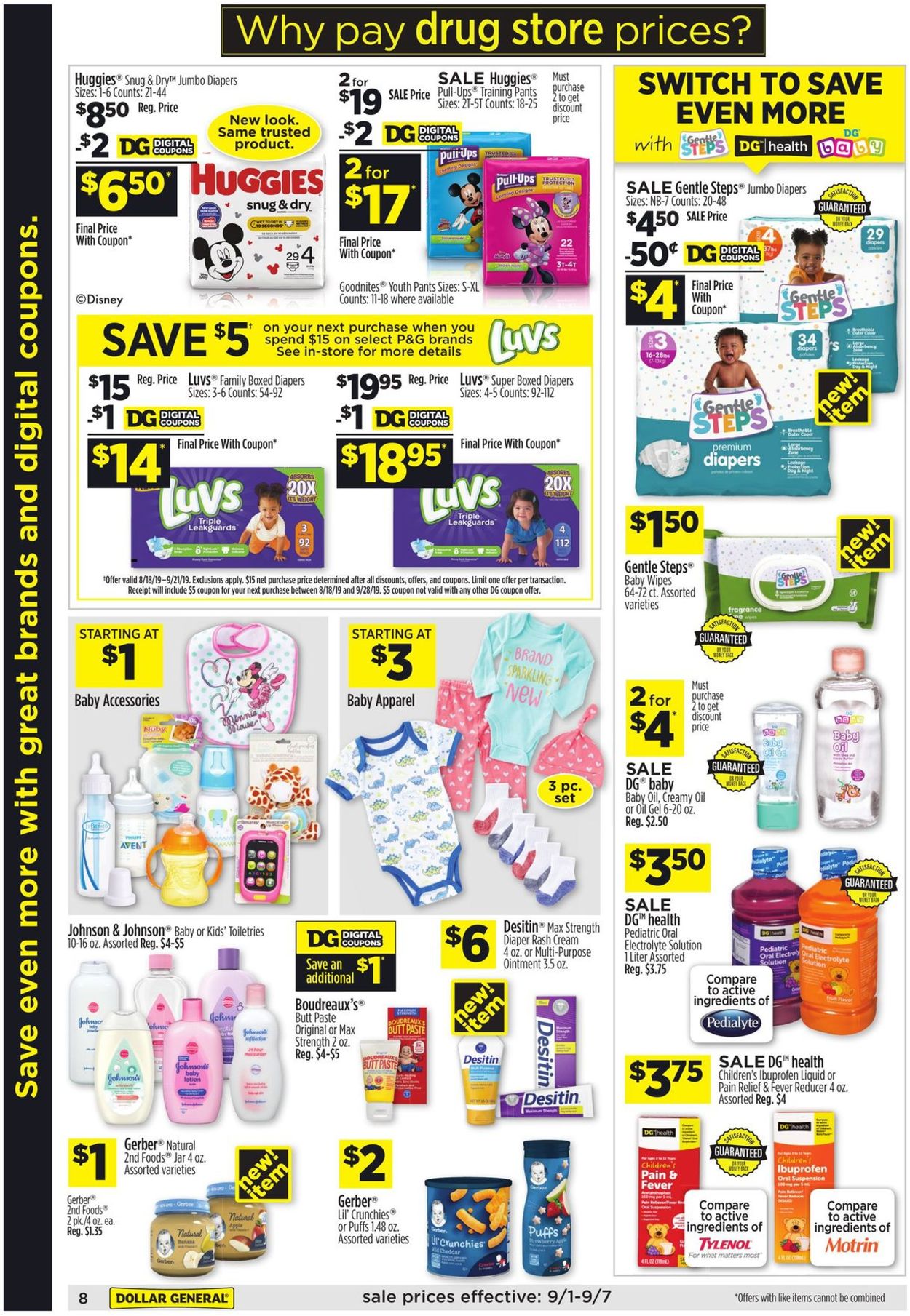 Catalogue Dollar General from 09/01/2019