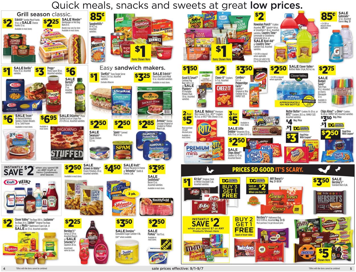 Catalogue Dollar General from 09/01/2019