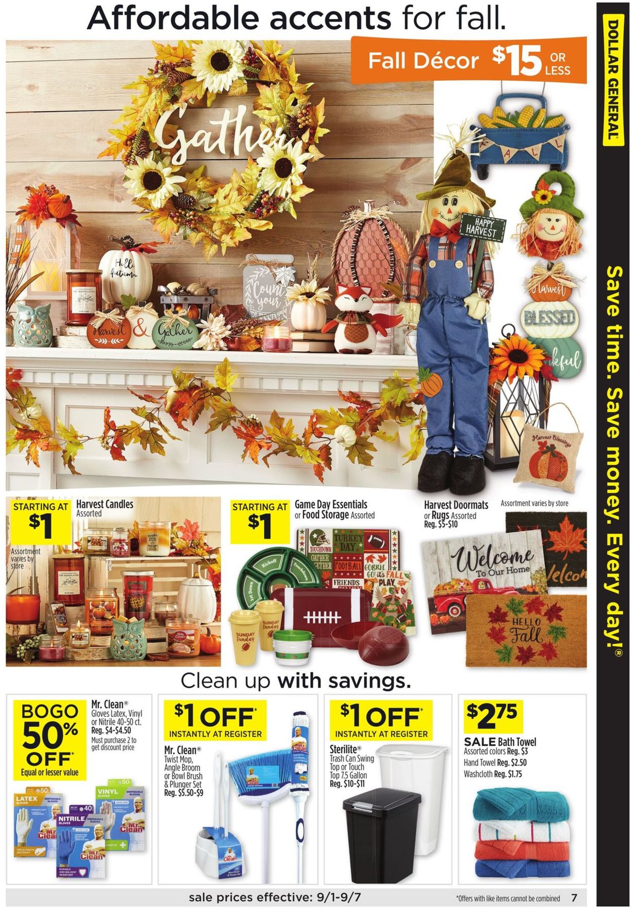 Catalogue Dollar General from 09/01/2019