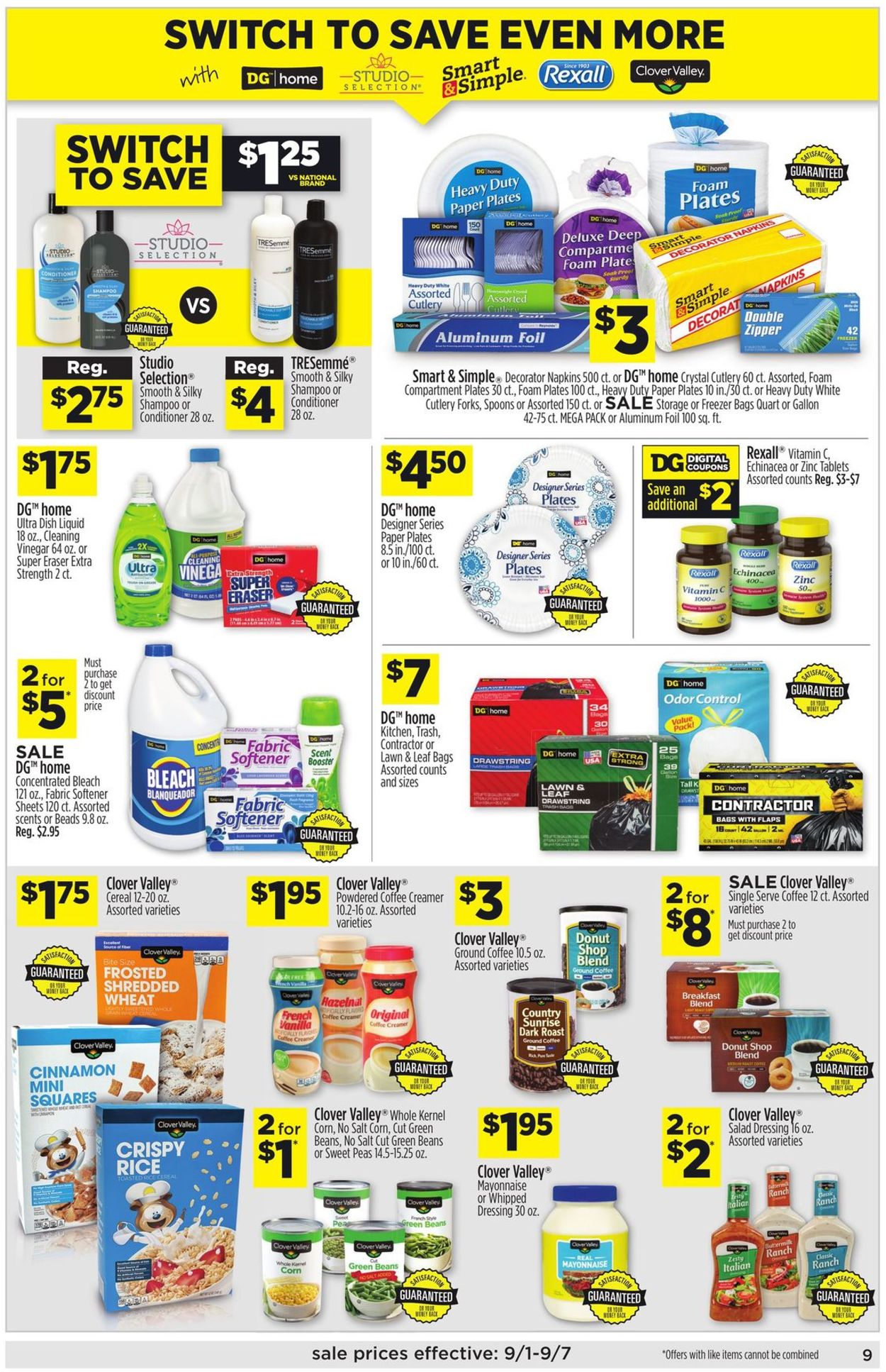 Catalogue Dollar General from 09/01/2019